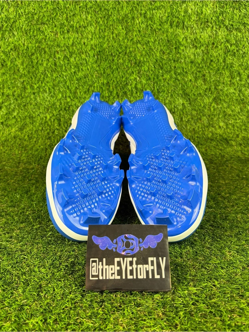 NEW Nike Air Jordan 1 Low MCS Game Royal Blue Baseball Cleats CJ8524-411 Mens 14